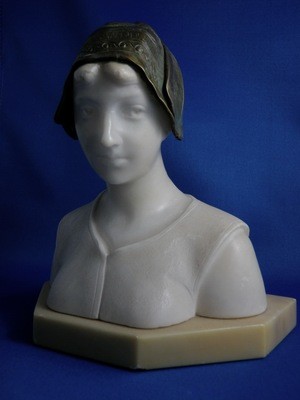 Schimdt Vienna Bronze and Marble Sculpture