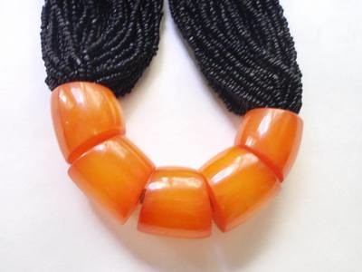 40 strands of black seed beads