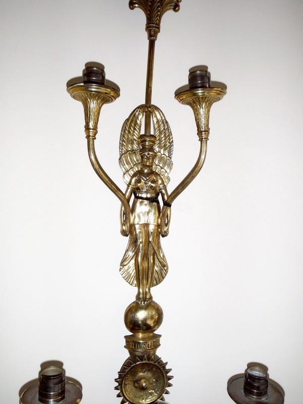 Winged Angel 19th Century Candle Holders 