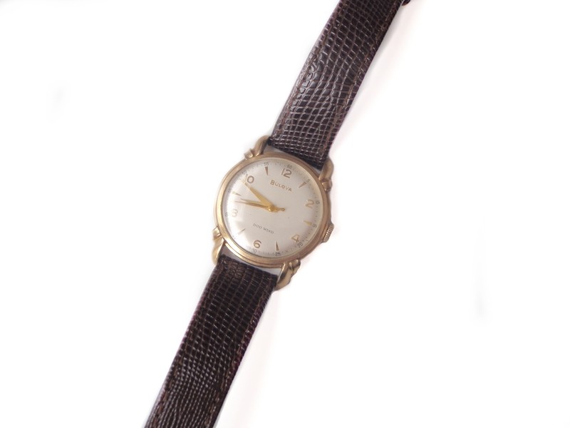 Duo-Wind Fancy Lugs  Bulova Doctor&#39;s Watch with Second Sweep and Seconds