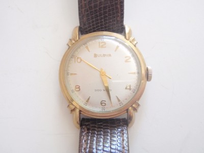 Bulova Duo Wind Fancy Lugs Doctor's Watch