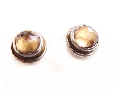 Sajen Smokey Topaz Necklace and Earrings 