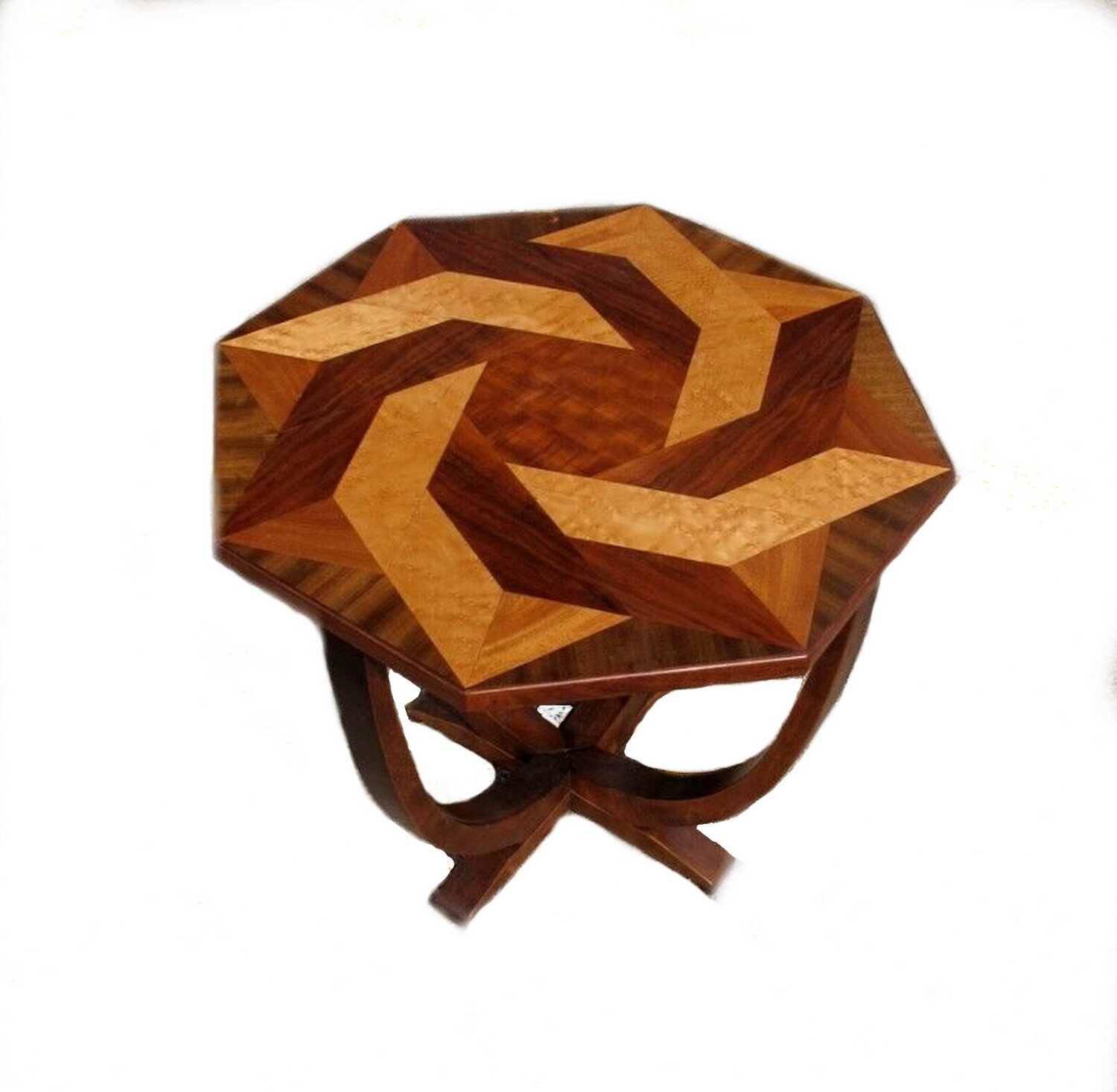 Art Deco 1920s Exotic Wood Occasional Table