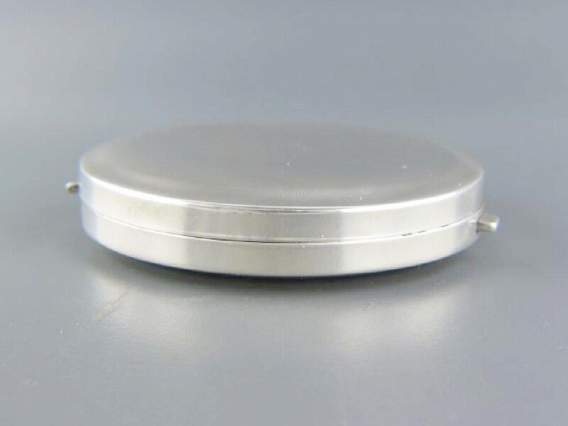 Vintage Tiffany Solid Silver Mirrored Compact Powder Mirror with Box