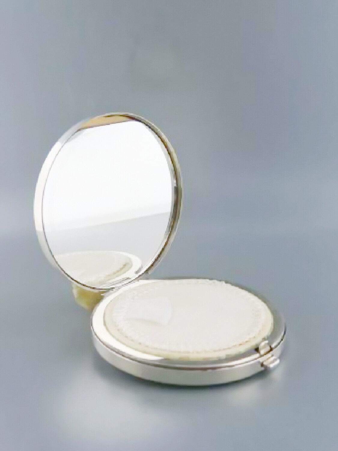 Vintage Tiffany Solid Silver Mirrored Compact Powder Mirror with Box