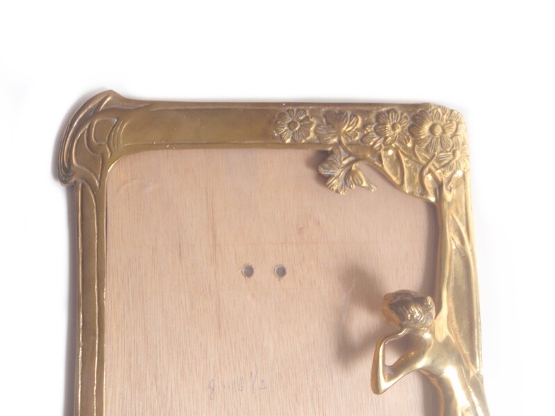 LARGE Art Nouveau Lady Picture or Mirror Frame