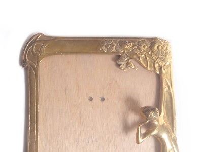 LARGE Art Nouveau Lady Picture or Mirror Frame