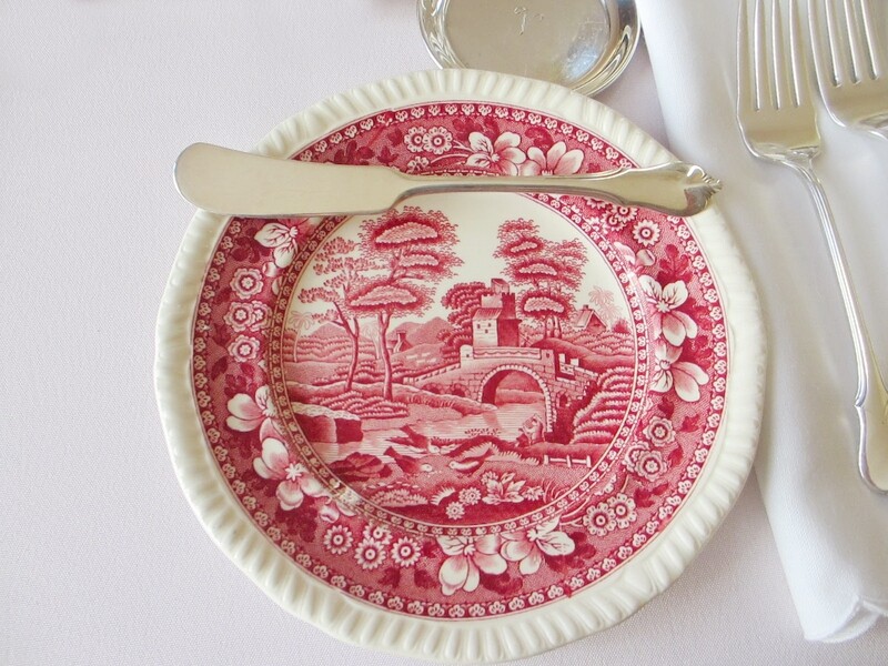 10 Spode Pink Tower 6 3/4 Inch Bread Bun Plates Copeland Transferware
