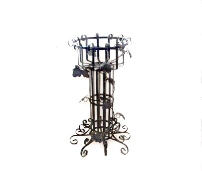 Antique French Iron Plant Stand For Indoor and Outdoors