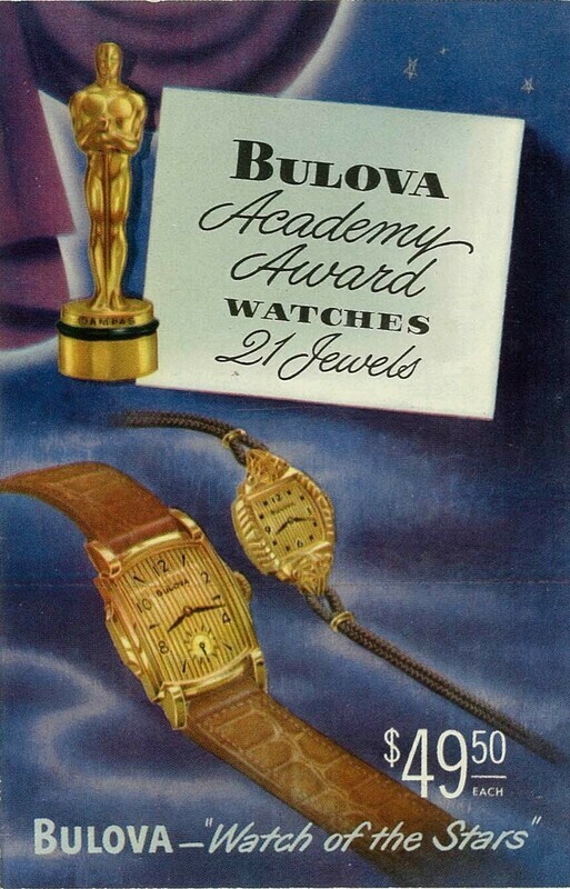 1950 Bulova Watch Academy Award Z Model
