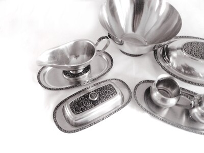 Mid Century Entertaining Set by Oneida 
