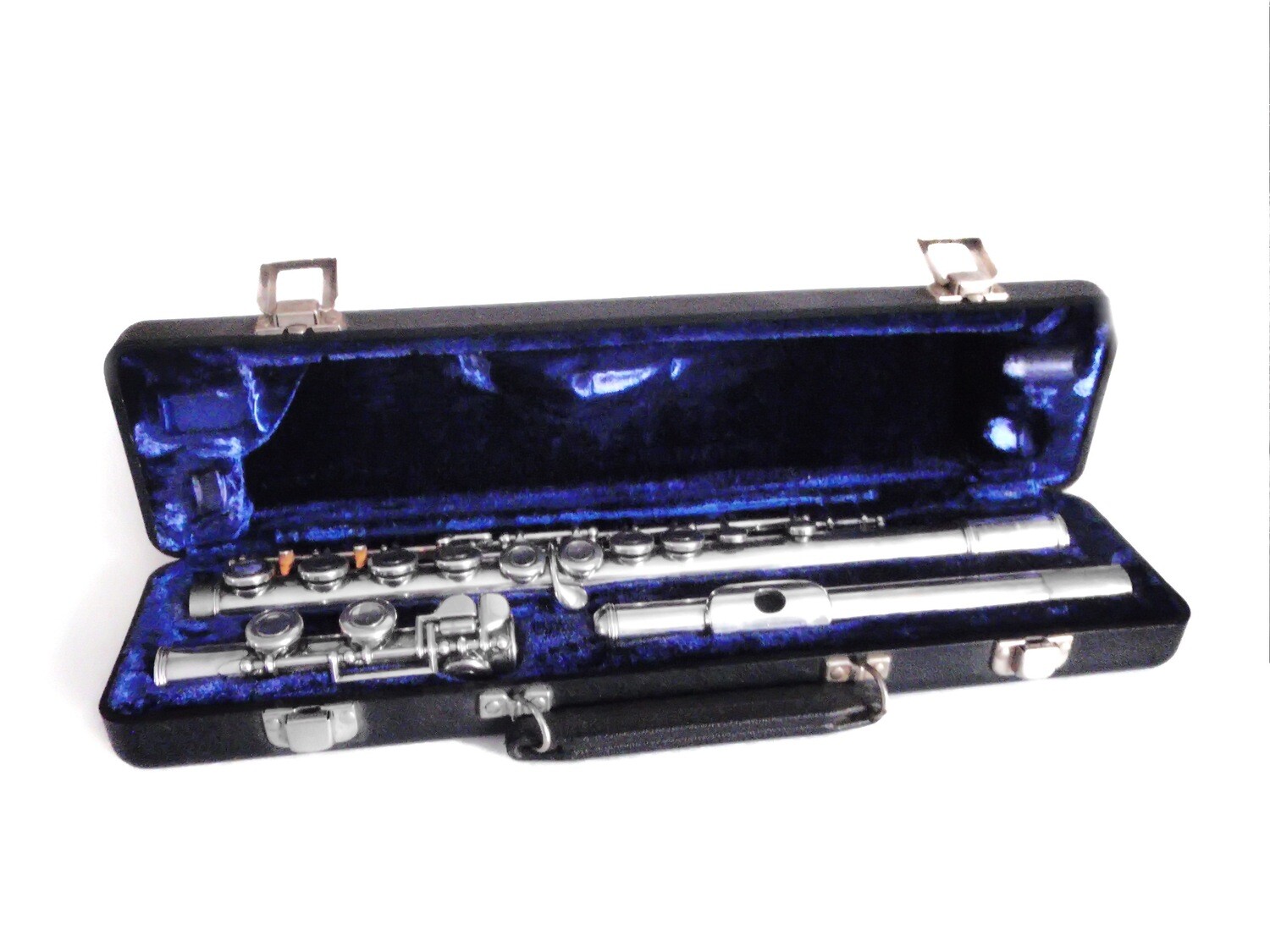 Elkhart Armstrong Silver Plated Flute in Hard Case Never Used 104 Model Flute