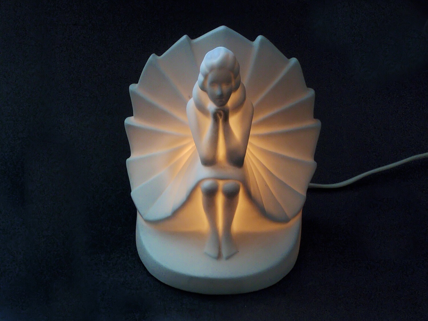 Sarsaparilla Ballerina Ceramic Accent Lamp Art Deco Designs