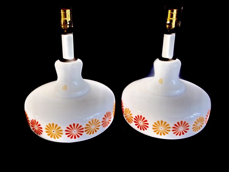 2 Vianne French Mid Century Table Lamps VV