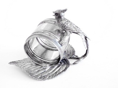 Simpson Hall Miller Silver Bird Napkin Ring