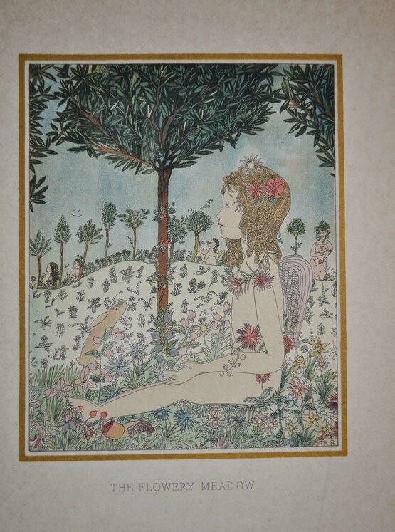 1st Edition Pamela Bianco Flora Poems by Walter de la Mare