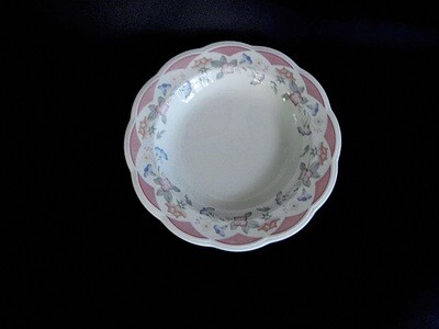 6 Vintage Johnson Bros Park Lane Large Soup Bowls