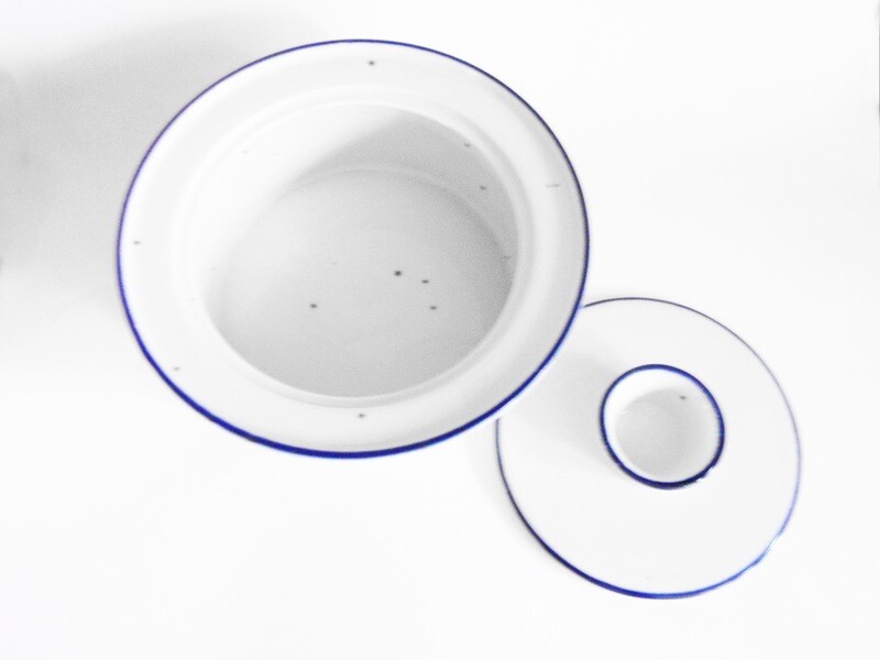 Niels Refsgaard Dansk Denmark Blue Mist Lidded Server