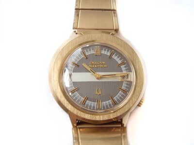 Bulova Accutron Two-Tone Asymmetrical Watch