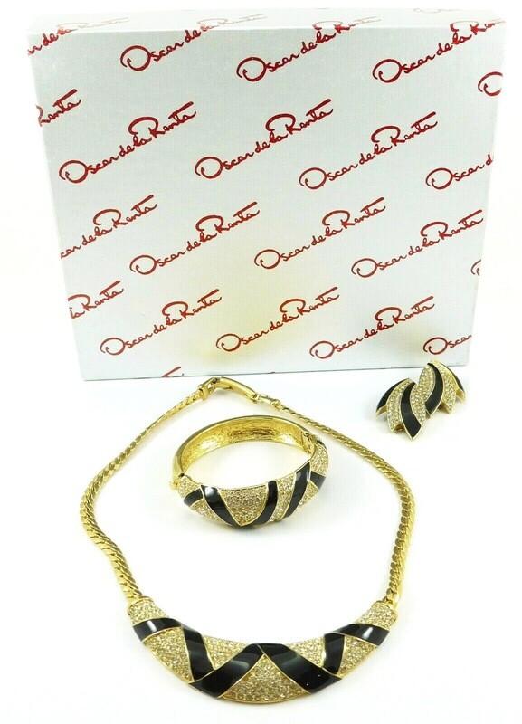 Signed Oscar de la Renta Diva Jewelry 
