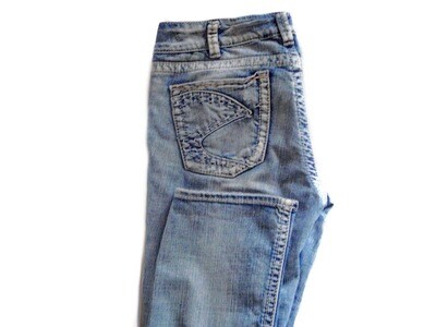 Silver Suki Ladies Blue Jeans