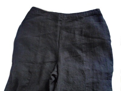 FLAX Heavy Linen Black Pants 