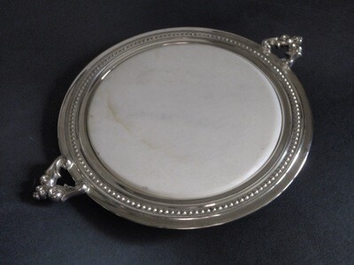 Silver Charcuterie Meet Cheese Tray 