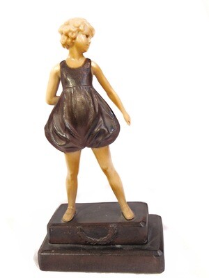 Vintage F. Preiss Little Girl Statue