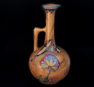 Art Deco Rubian Pottery Looks Like Wood 