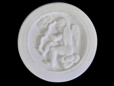 Marble Christmas Angel Victorian Hand Carved Angel