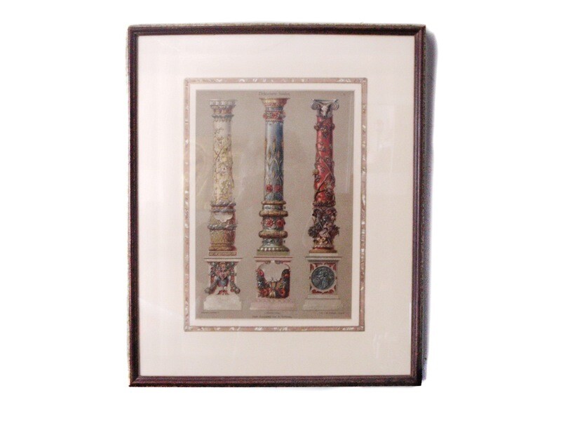 1904 Erdmann Architectural Lithograph by Julius Hoffmann