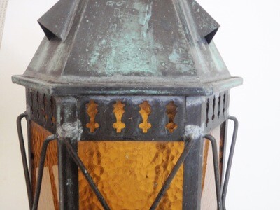 Mission Arts &amp; Crafts Copper Outdoor Wall Sconce