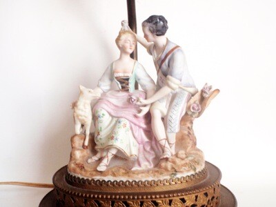 Dresden Parian Accent Table Lamp