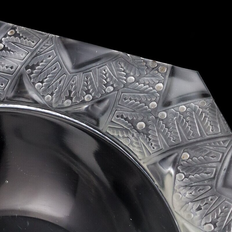 RARE Lalique Chantilly Lace Decorative Bowl 