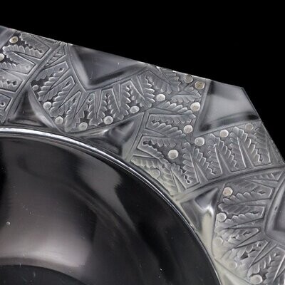 RARE Lalique Chantilly Lace Decorative Bowl 