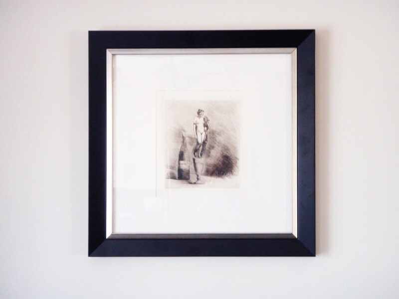 Framed Joseph Apoux Woman and Absinthe Destruction