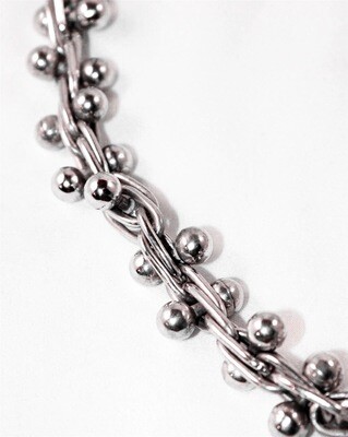 After Spratling DNA Ball and Chain Necklace 