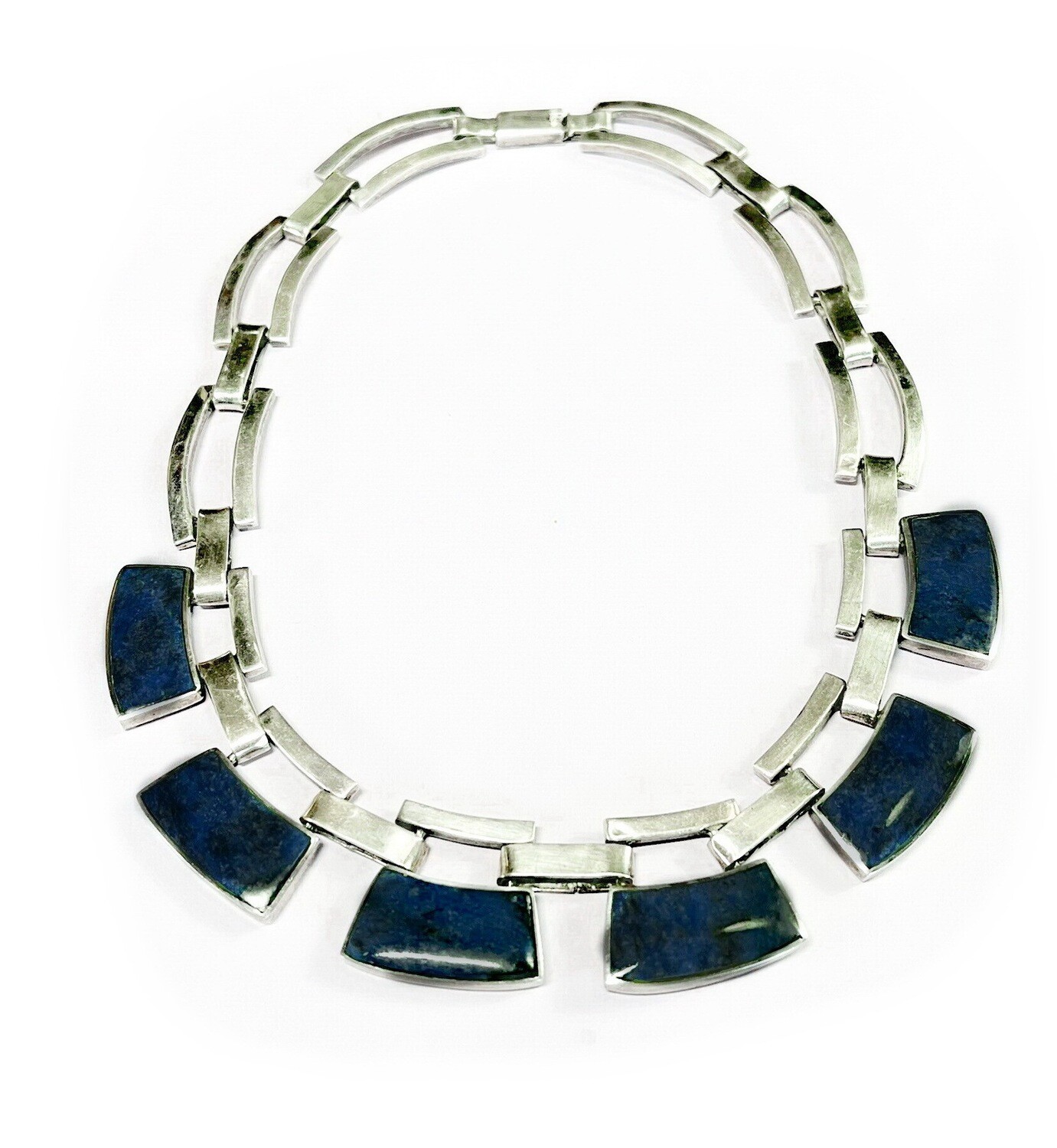 Stunning Taxo Sodalite Hinged Collar Necklace