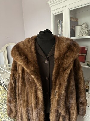Vintage Sable Coat by Christian Dior