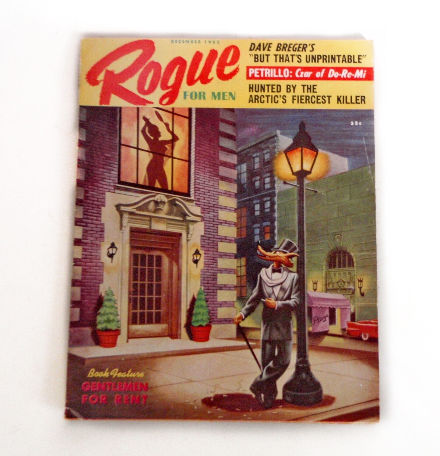 1955 Rogue Magazine 1st Marilyn Monroe and Lloyd Rognan Fox Cover