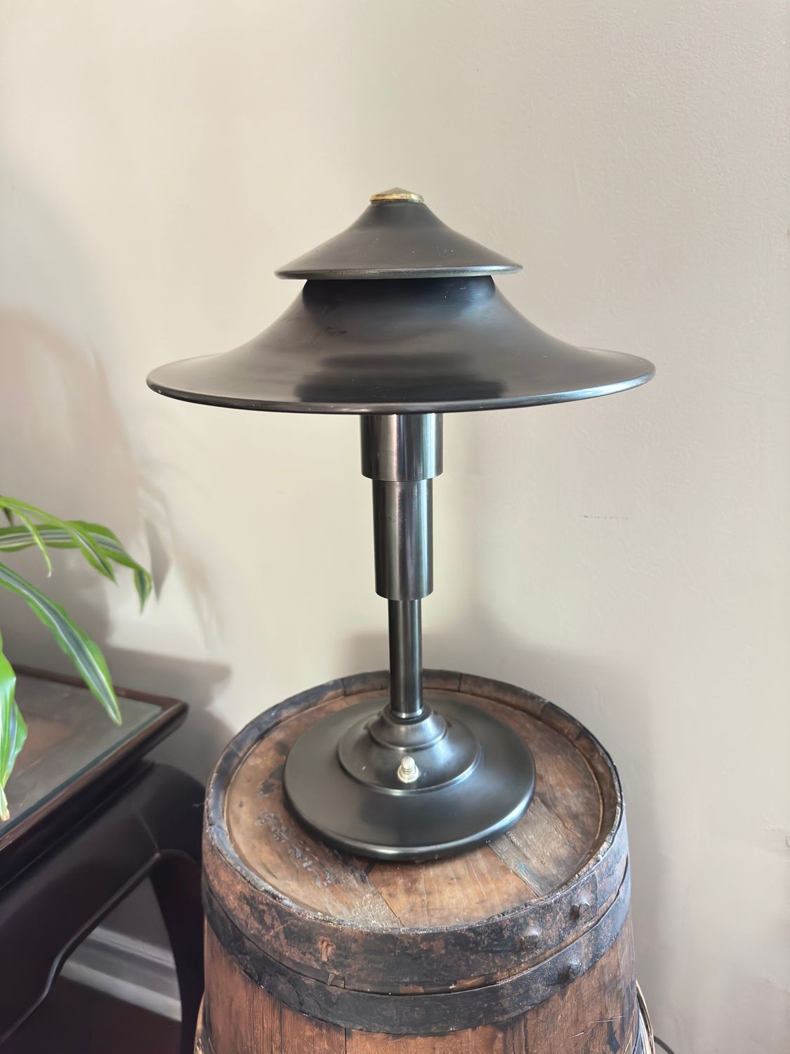 Modernist LeRoy Doane Pagoda Table Lamp