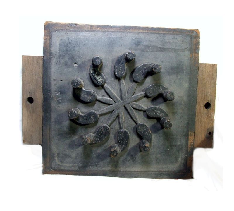 19th Industrial Foundry Mold Home Business Wall Art &amp; Jewelry Display