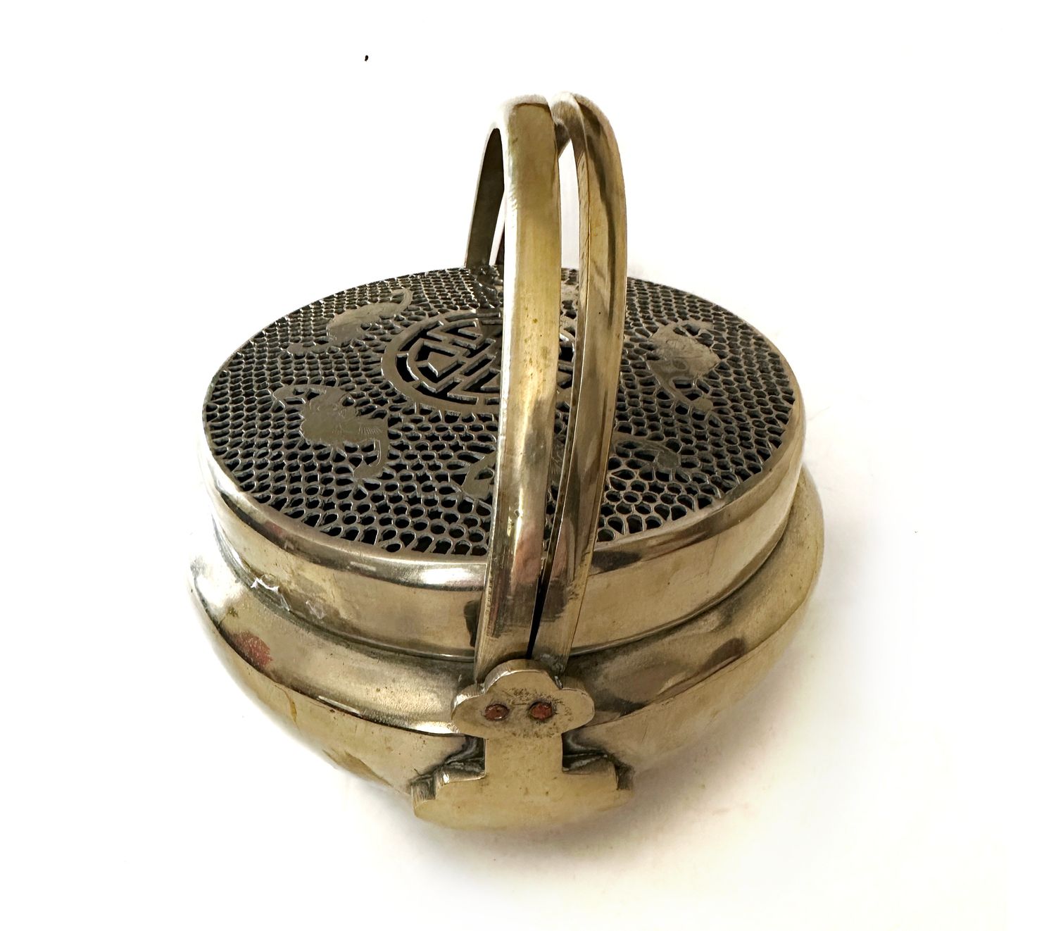 VTG Japanese Brass Incense Jewelry or Trinket Bowl Home Business