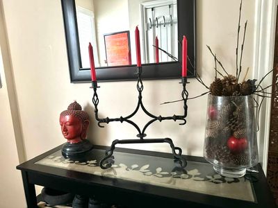 Vtg Handwrought Iron 3 Candle Candleholder