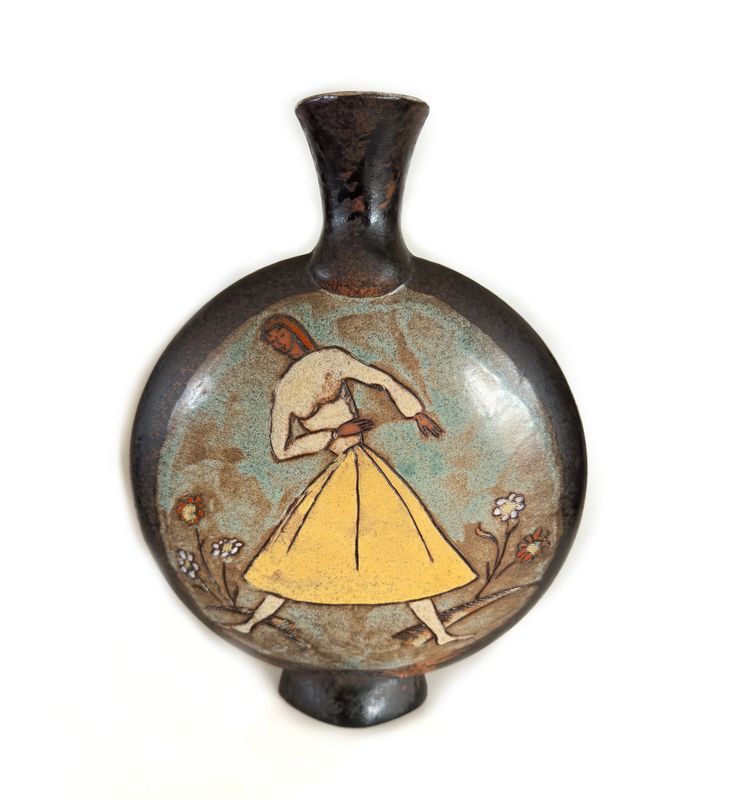 MCM Treimane Val David Woman Man Stoneware Vase