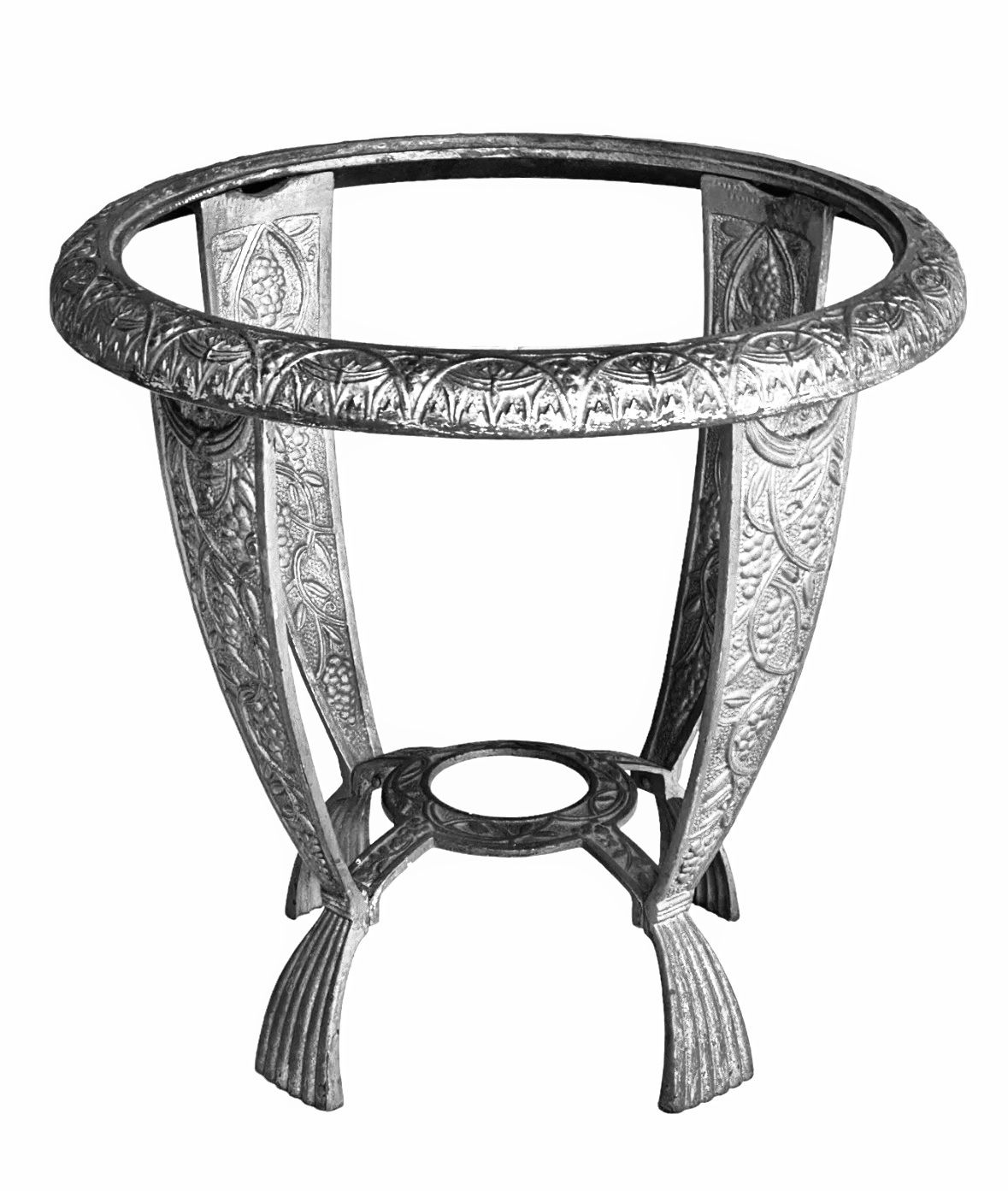 Seville Studios Chrome Art Deco Occasional Accent Table