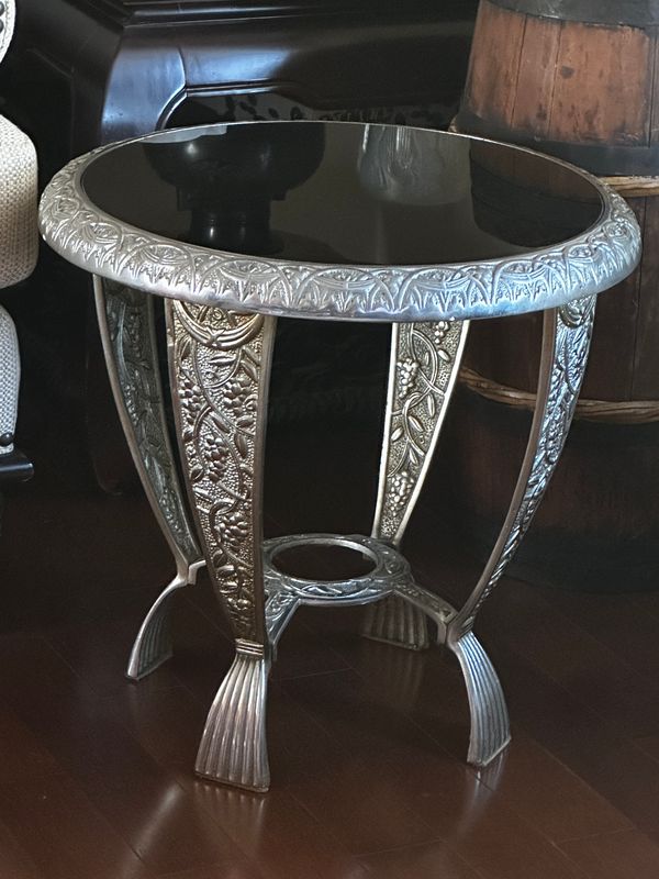 Seville Art Metal Studio Chrome Occasional Table