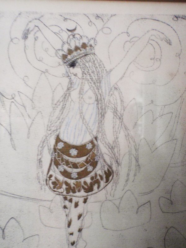 Costume for Tamar Karsavina - The Golden Rooster 