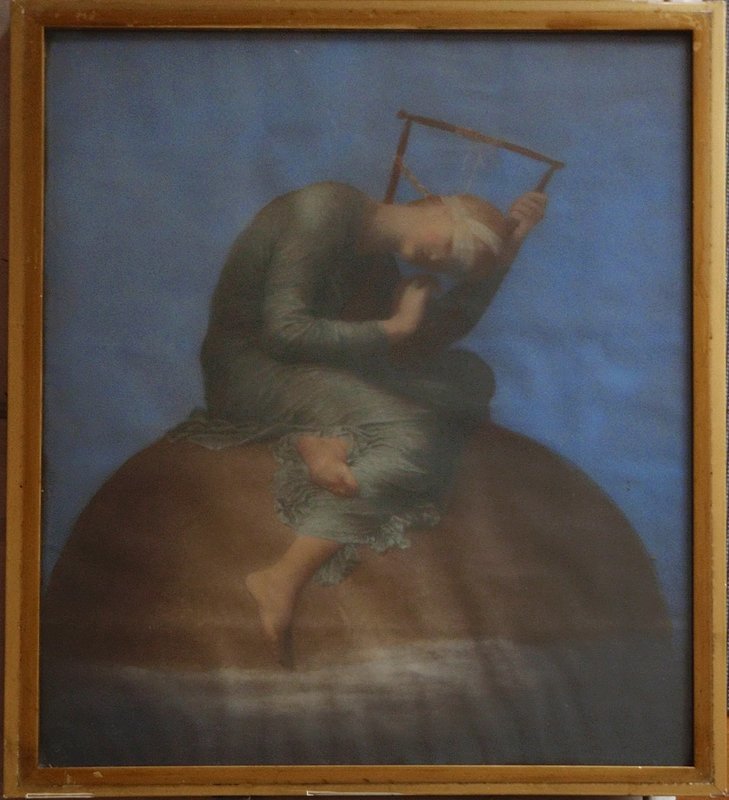 George Fredericks Watts - Pastel Hope Art 