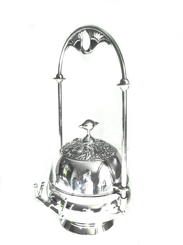 Mechanical butter server - stunning repousse details 